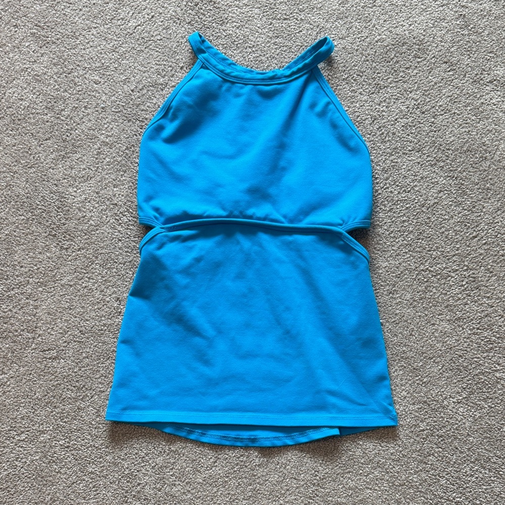 Blue Women's Athletic Tank Top